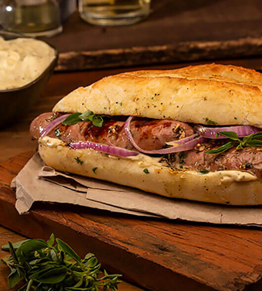 Linguiça com Chimichurri Ceratti