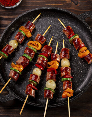 Linguica Com Alho Poro Bacon