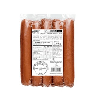 Linguiça Tipo Calabresa Reta