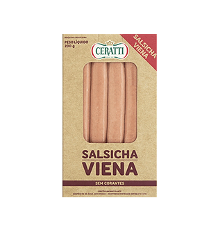Salsicha Viena Sem Corante Ceratti