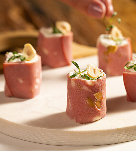 Mortadela Bologna Fatiada Com Pistache