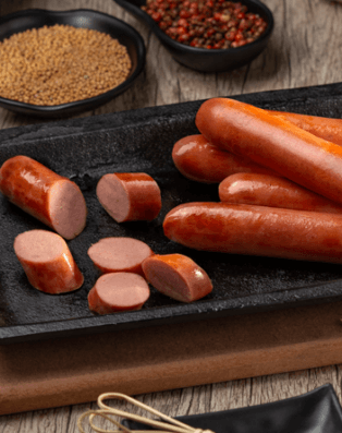 Salsicha Viena com Grãos de Mostarda Sem Corante Ceratti